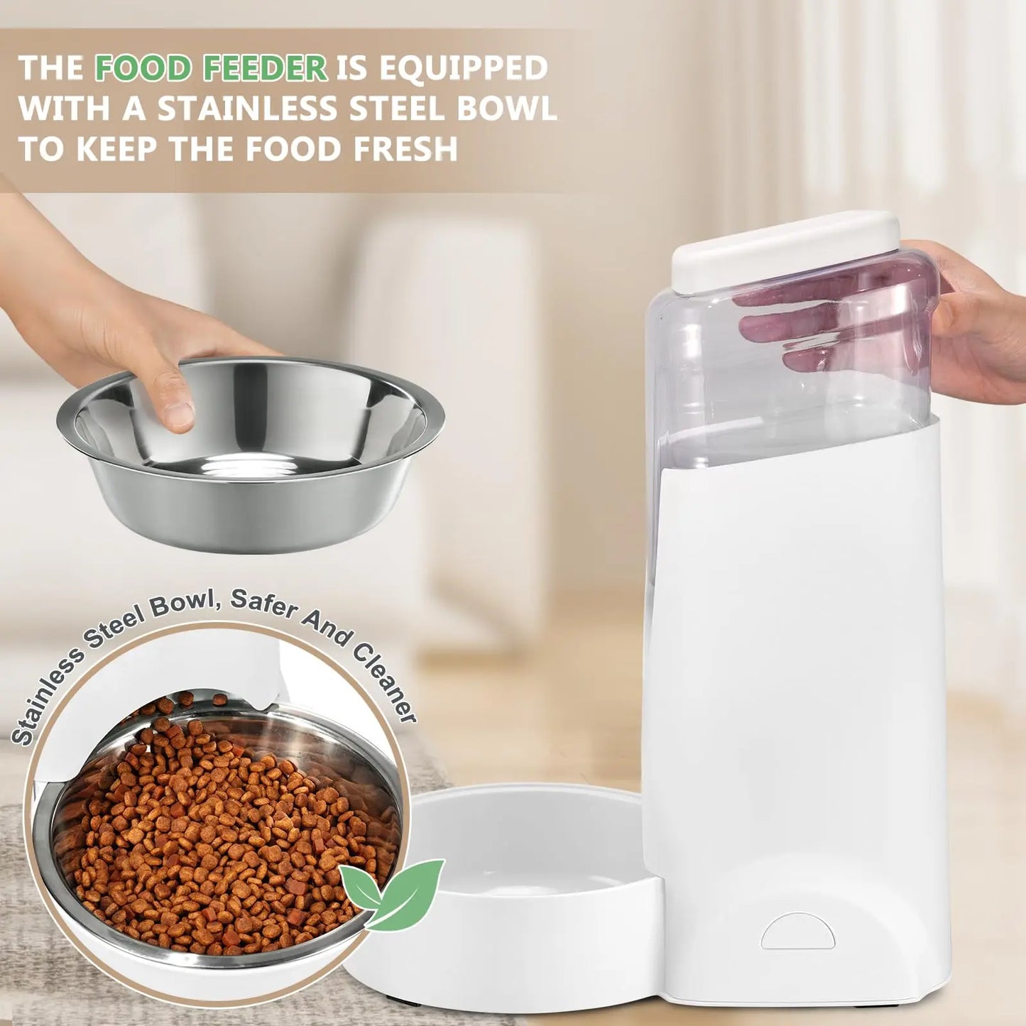 Automatic Cat Feeder and Water Dispenser