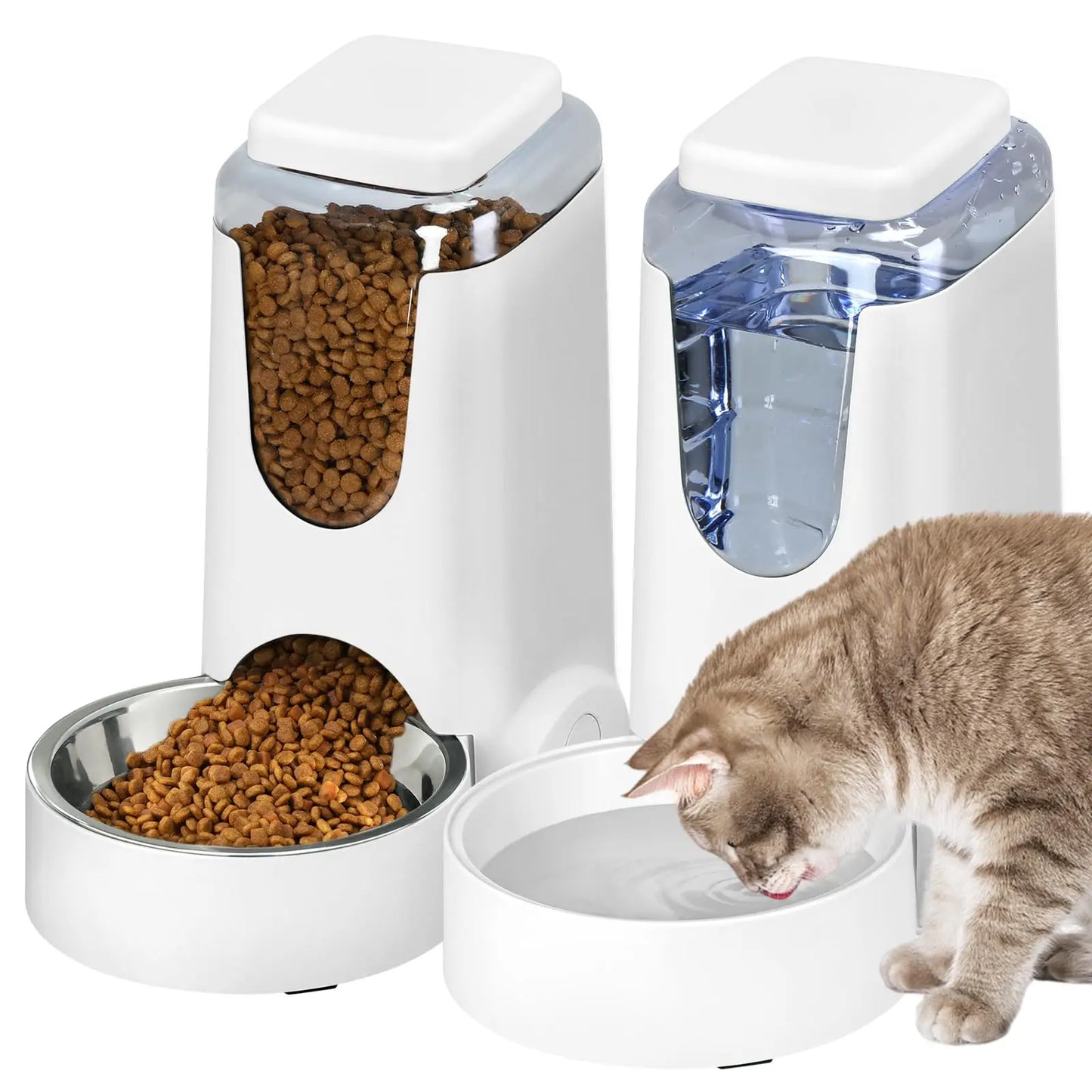 Automatic Cat Feeder and Water Dispenser